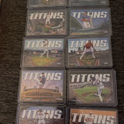 2023 Topps chrome Titans Set