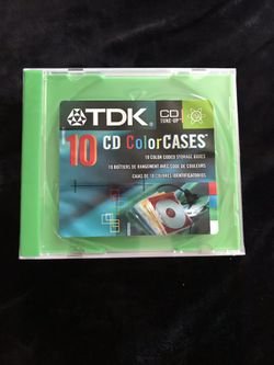 TDK CD/DVD Colored Cases