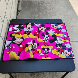 child's Mickey mouse area rug