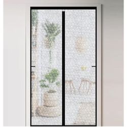 Magnetic Thermal Insulated Door Curtain 46 x 82 inch