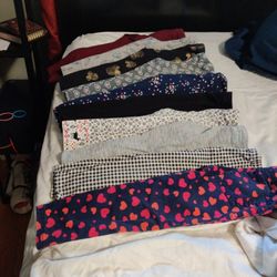 Toddler Girls Leggings And Pants Size 3T And 4T