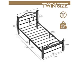 Twin bed frame