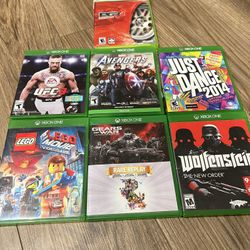 6 CDs Games Xbox One / One Cd Xbox 360 