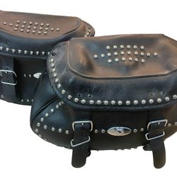Pair Of Harley Davidson Softail Heritage Classic Left Right Saddlebag Side Bags