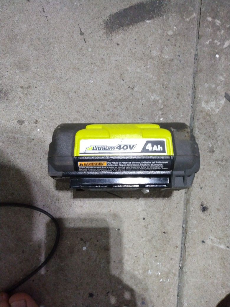 Ryobi 40 V Battery