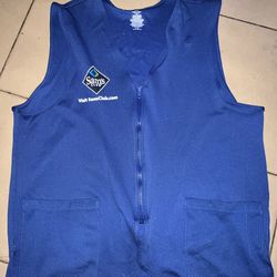 Sam’s Club Proud Associate Employee Uniform Blue Vest Size L