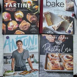 Assorted Baking And Cookbooks