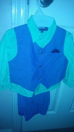 3t toddler suit 6$