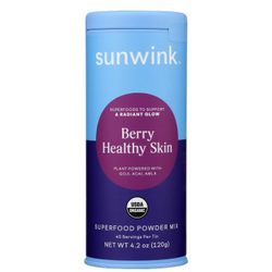 sunwick organic berry healthy skin superfood mix 4.2oz  