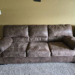 Sofa Sleeper Couch w/ Matching Recliner