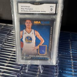 Klay Thompson Rookie Card Authentic Item Personally Worn By Klay Thompson