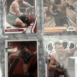 UFC trading Cards