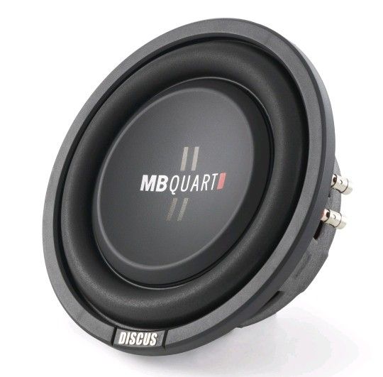 MB Quart DS1 204 400 Watt 8 Inch Shallow Slim DVC 4 Ohm Car Sub Single Speaker