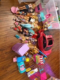 Barbie doll collection and accessories