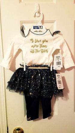 Baby Girl Outfit 6 months New