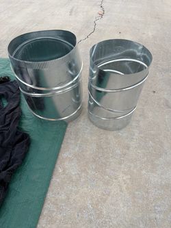 Galvanized Steel Round Duct Pipe Sections by