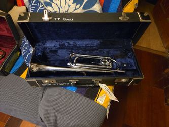 Silver Bugle with Hard Case