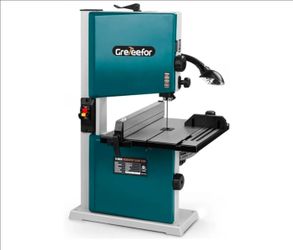 3Amp 9 Inch Benchtop Band Saw, 2-Speed (1700/2500FPM) with 360° Work Light, Miter Gauge & Rip fence, Steel Base, Band Saws for Woodworking