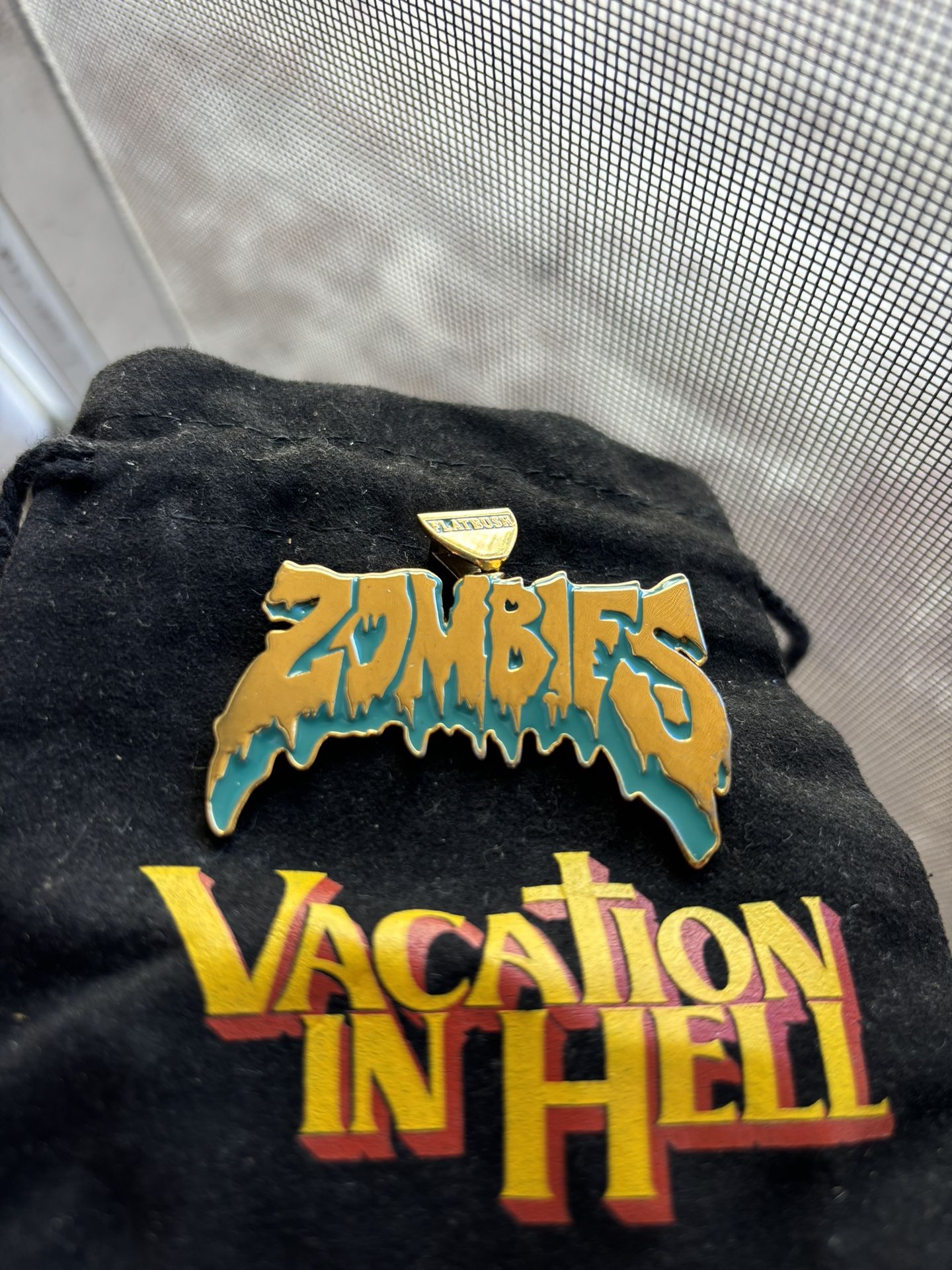 Flatbush Zombies Vacation In Hell Chain / Necklace Piece And Bag