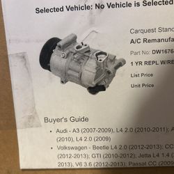2007-2013 Audi Volkswagen Compressor