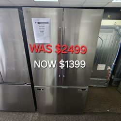 27 Cu. Ft. Smart Counter Depth Max French Door Refrigerator 