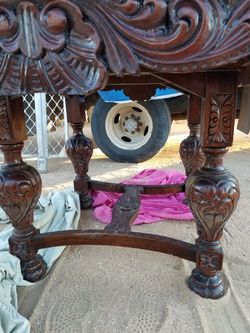 Beautiful Vintage Carved Table