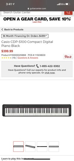 Casio piano keyboard