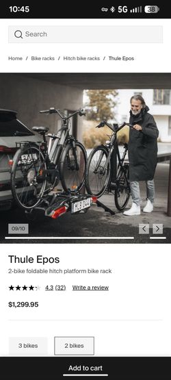 Thule Epos 2-bike with lights