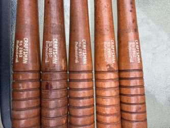 Vintage Craftsman USA 5pc Wood Lathe Turning Tool Set – Professional