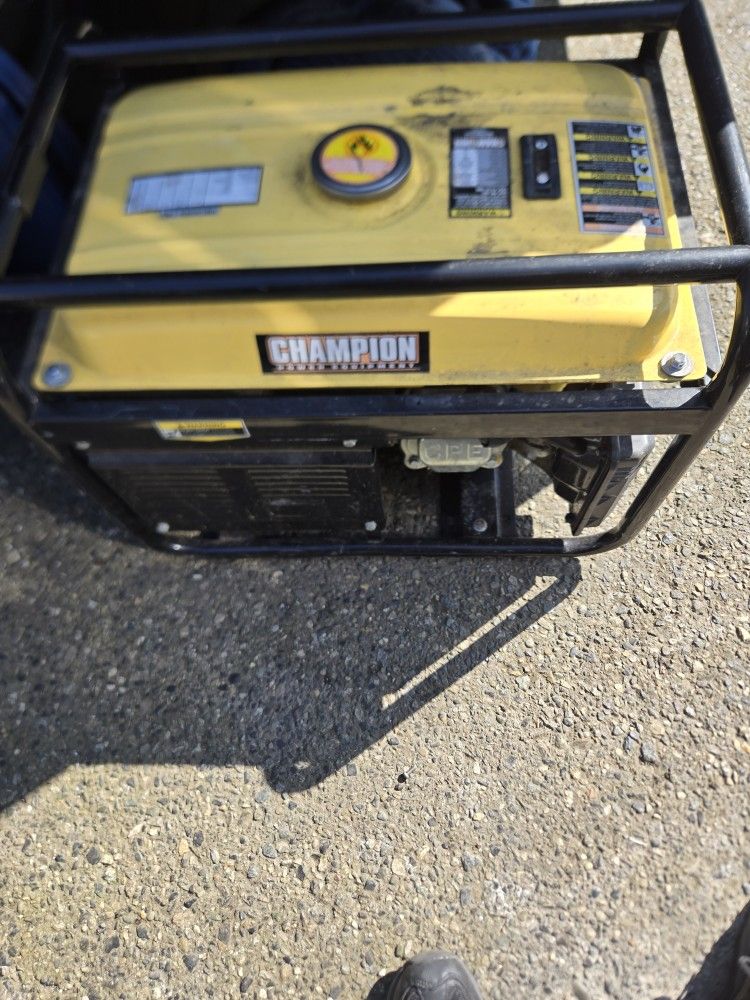 Champion generator-works great!
