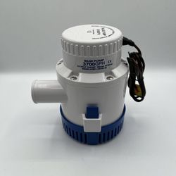 12V Bilge Pump 3700gph, 1.5" id Hose