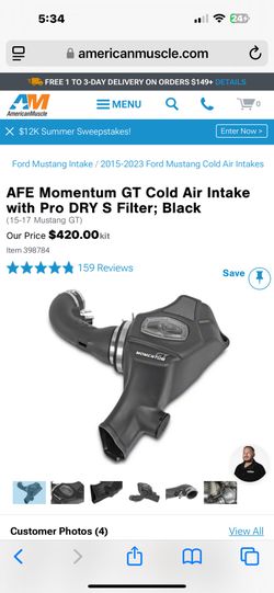  AFE Momentum CAI  For 2015-2023 Mustang GT