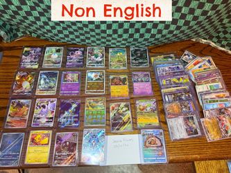 Pokémon Non English Card Lot tcg
