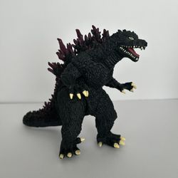 Millenium Godzilla Figure Purple Spikes Bandai 2007 6” Used