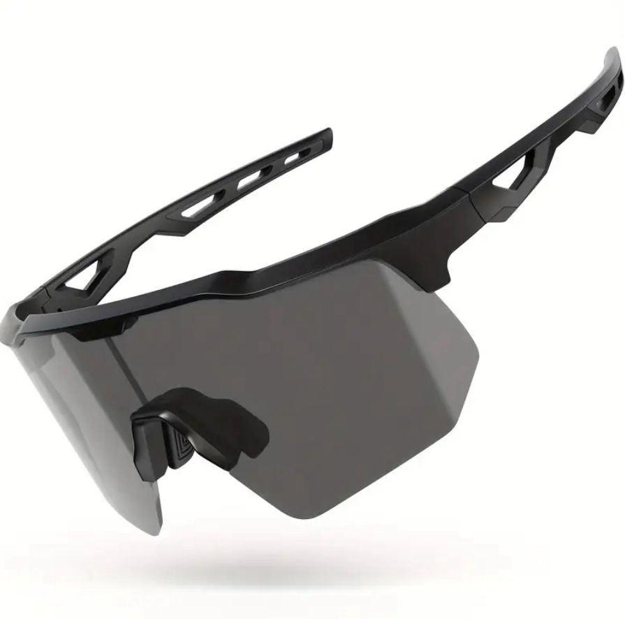Gray & Black Polarized Sunglasses For Biking Skating etc