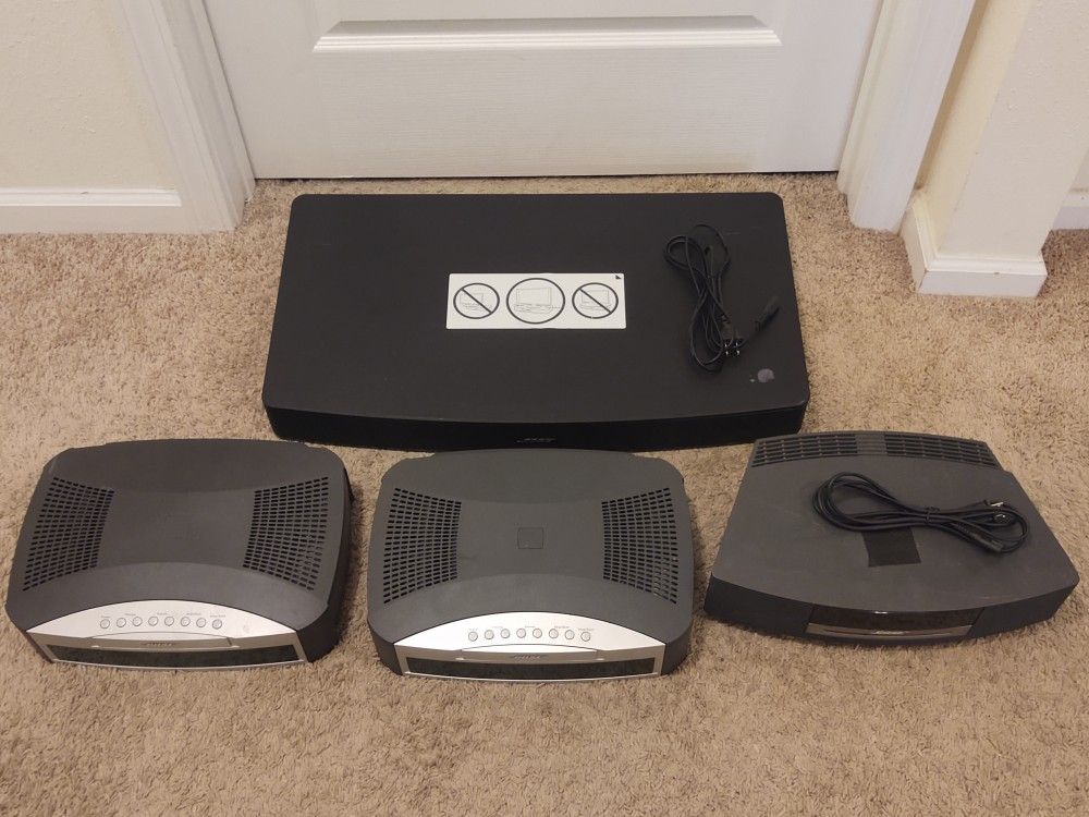 Bose Solo 15, 2 AV Media Centers, Wave Radio (Broken) - READ