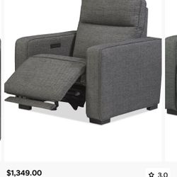Dark Gray Recliner