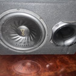 JL Sub And Amp Setup In Box 