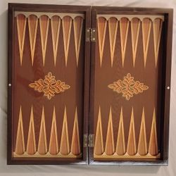 Handmade Wooden Wood  Backgammon Checkers  20 In By 20 In -It Is Available 