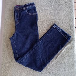 Gloria Vanderbilt Amanda Jeans Women Size 4P Petite Denim Jeans Dark Wash