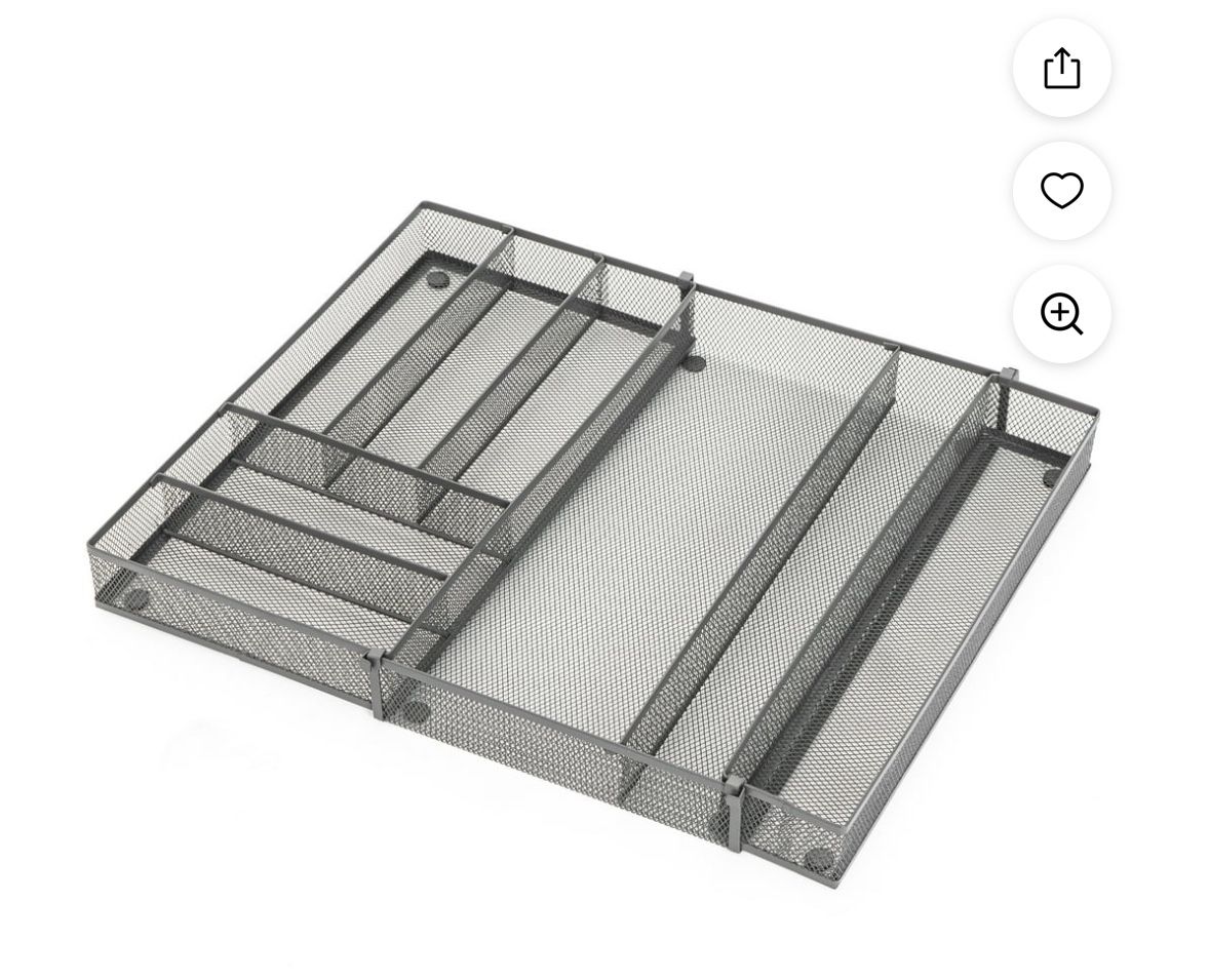 Expandable Mesh Cutlery Tray