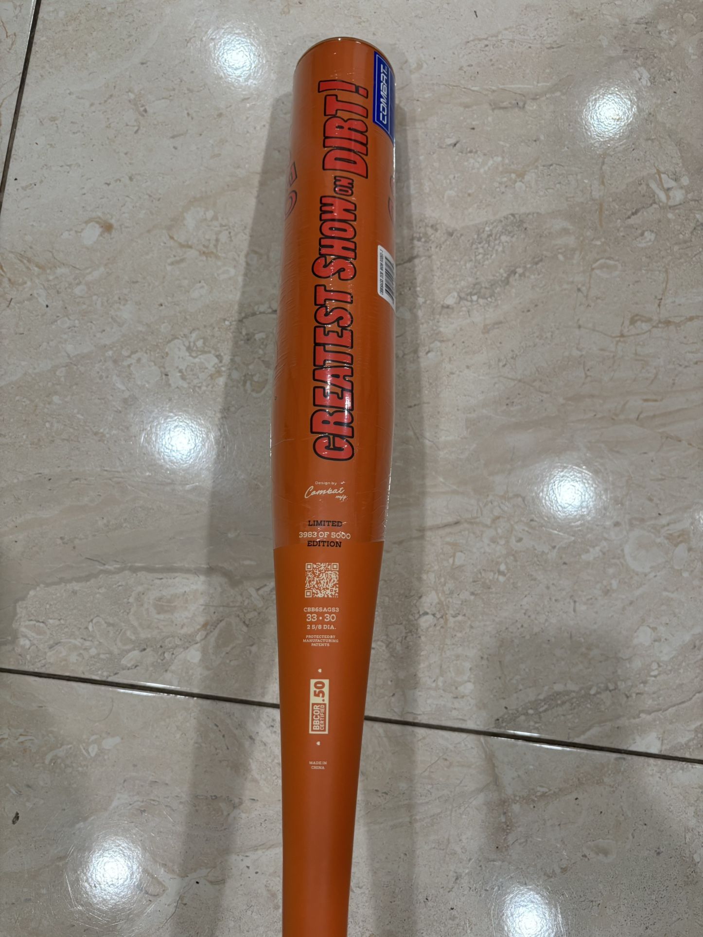 🔥 2025 Combat Spec A1 Rodeo 33/30 Greatest Show On Dirt BBCOR Baseball Bat 🔥