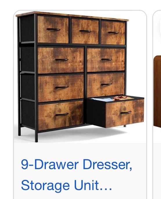 9 Drawer Dresser