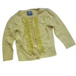 Baby Gap Yellow Knit Longsleeve Cardigan-12-18M