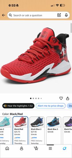 red shoes