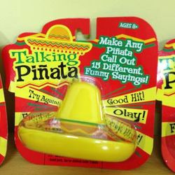 NEW! Talking Piñata. Multiple available. Sombrero shape

