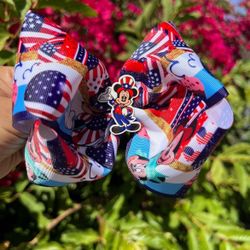 🎀 4th of July Hair Bows 🇺🇸