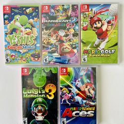 New and Sealed Nintendo Switch Game Bundle