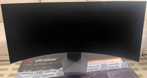 LG UltraGear 45” Curved OLED 240Hz Smart Gaming Monitor (45GX90SA-B) - W/ Original Box