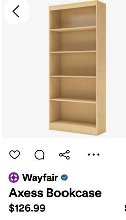 $45 Tall Bookcase  78' X 21' X 17'